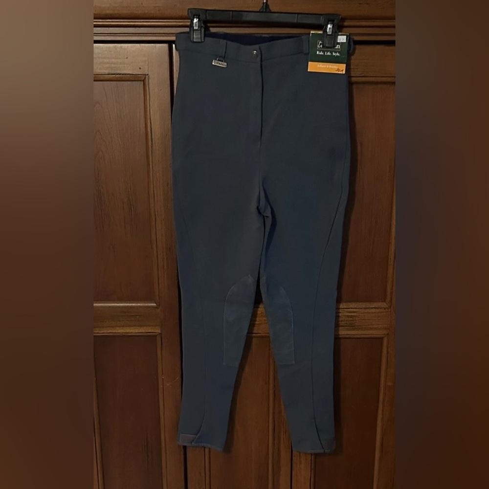Womens DUBLIN Equestrian Horse Riding Jodhpurs & Breeches Dark Gray Sz 30 NWT